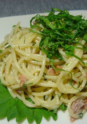 梅しそマヨパスタ♪-レシピのメイン写真