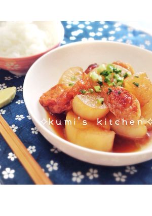 圧力鍋で速攻簡単！大根とさつま揚げの煮物-レシピのメイン写真