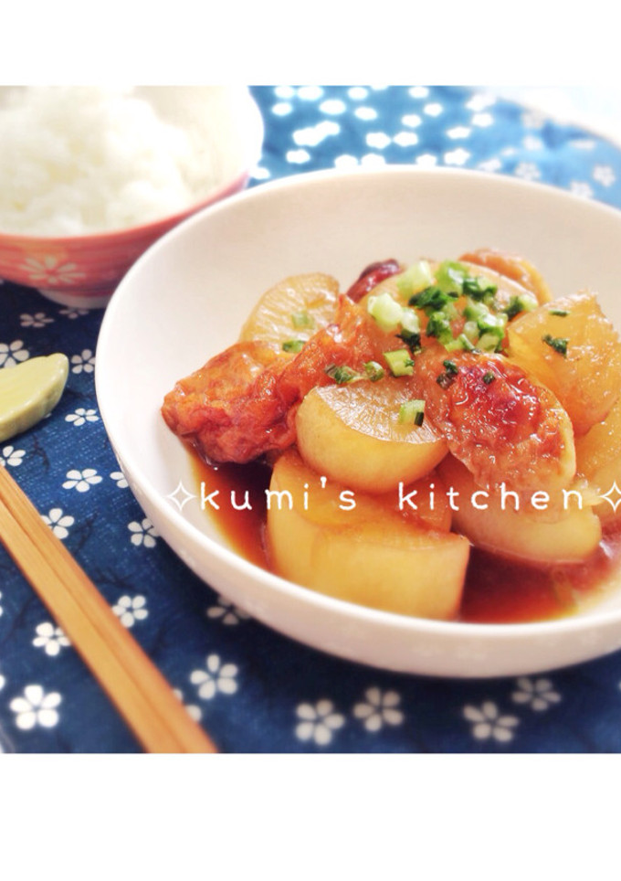 圧力鍋で速攻簡単！大根とさつま揚げの煮物-レシピのメイン写真