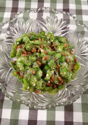 オクラの納豆和え-レシピのメイン写真
