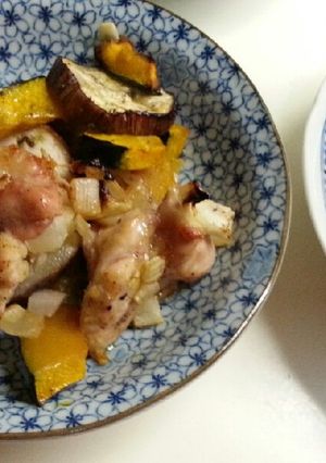 鶏肉と野菜のの塩レモングリル-レシピのメイン写真