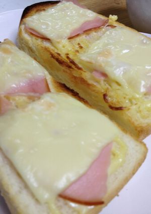 グリルで簡単☆ハムチートースト-レシピのメイン写真