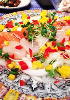 夏野菜で彩りカルパッチョ-レシピのメイン写真