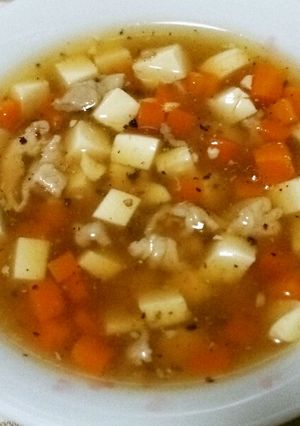 黒胡椒香る～酸辣湯(サンラータン)-レシピのメイン写真