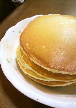 ♪しっとりやわやわ♪強力粉パンケーキ-レシピのメイン写真
