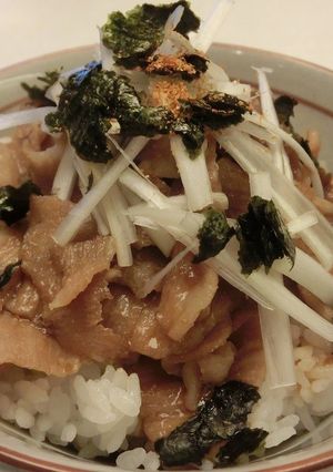 豚丼　梅でさっぱり☆スタミナ満点-レシピのメイン写真