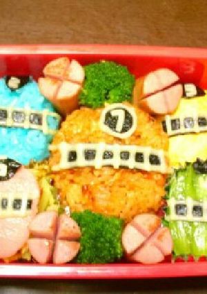トッキュウジャー キャラ弁-レシピのメイン写真