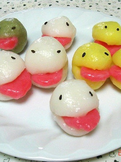 親子で作るお化け団子-レシピのメイン写真
