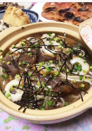 余った、筋煮込みで、煮込みうどん-レシピのメイン写真