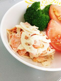 蓮根のタラマヨサラダ-レシピのメイン写真