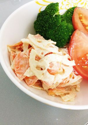 蓮根のタラマヨサラダ-レシピのメイン写真
