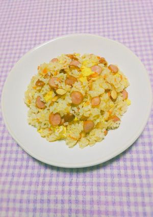 〖香ばしい♩アーモンド炒飯〗-レシピのメイン写真