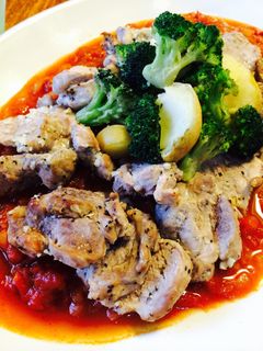 豚ヒレ肉のグリル☆トマトソース添え-レシピのメイン写真