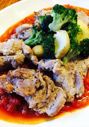 豚ヒレ肉のグリル☆トマトソース添え-レシピのメイン写真