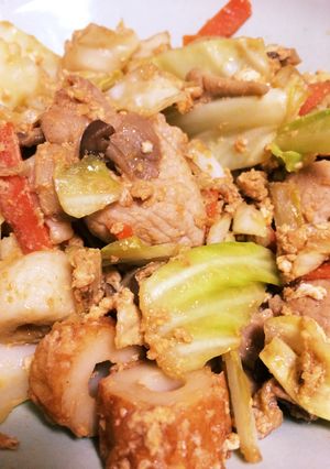 竹輪入り！楽チン野菜炒め-レシピのメイン写真