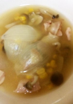 玉ねぎとベーコンのスープ煮-レシピのメイン写真