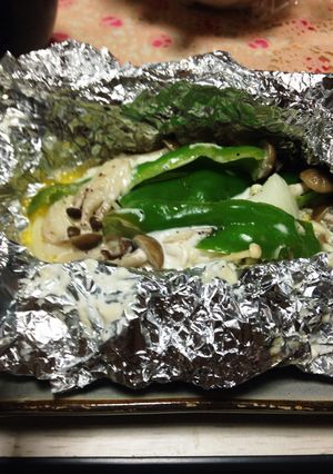 野菜たっぷり鮭のホイル焼き-レシピのメイン写真