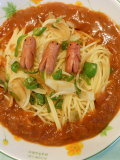 ソーセー人あんかけパスタ-レシピのメイン写真