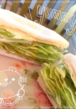 シャキうま♡コンビニ風レタスサンド-レシピのメイン写真