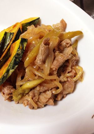 牛薄切り肉のスタミナ炒め煮♪野菜と共に♪-レシピのメイン写真