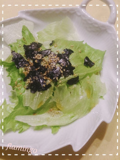 手抜きなのに味は◎!レタスサラダ-レシピのメイン写真