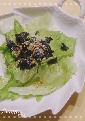 手抜きなのに味は◎!レタスサラダ-レシピのメイン写真