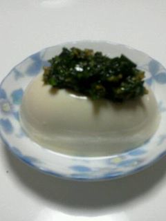 ニラ味噌で冷や奴-レシピのメイン写真