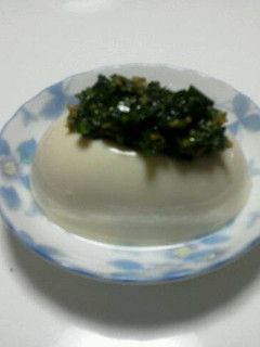 ニラ味噌で冷や奴-レシピのメイン写真