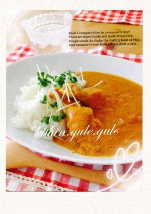 手軽な材料で❤️簡単バターチキンカレー-レシピのメイン写真