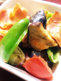 夏野菜のゴロゴロマヨ炒め-レシピのメイン写真