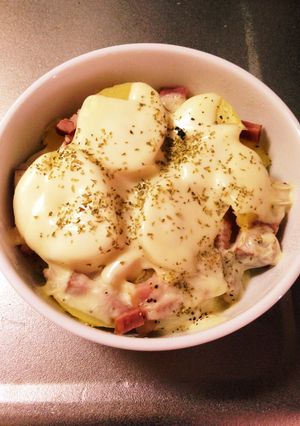簡単☆じゃがいもとベーコンのチーズのせ-レシピのメイン写真