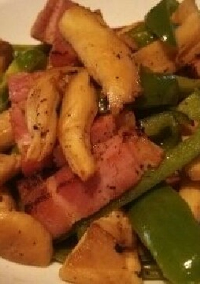 簡単！あっさり厚切りベーコン炒め-レシピのメイン写真