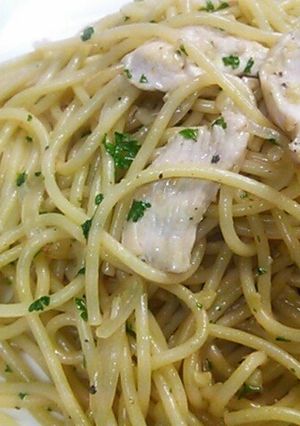 鶏むね肉☆バター醤油パスタ★-レシピのメイン写真