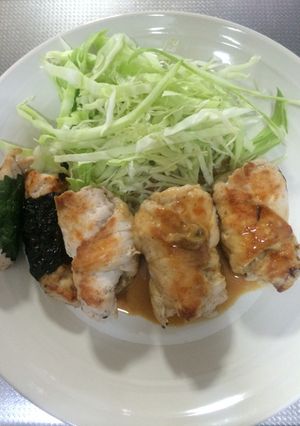 梅と大葉のチキン巻き-レシピのメイン写真