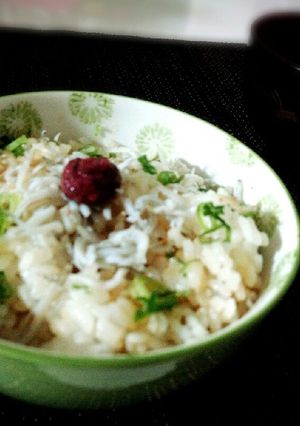 簡単!混ぜる!しそ梅しらすご飯**-レシピのメイン写真