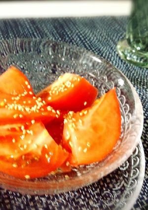 *＊トマトの中華サラダ＊*ごまポン酢-レシピのメイン写真