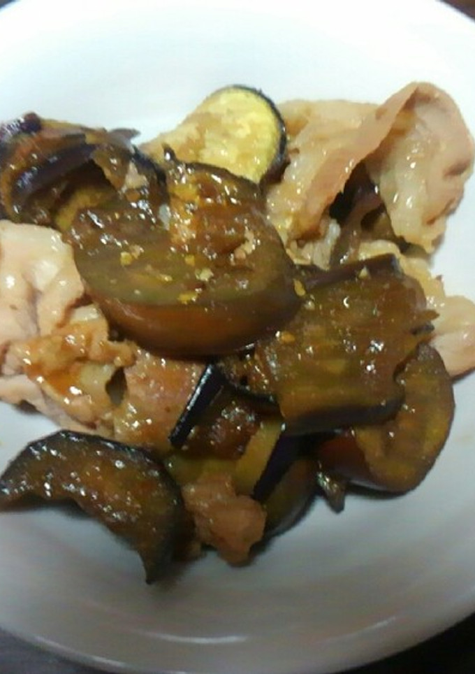 ナスと豚肉の炒め物-レシピのメイン写真