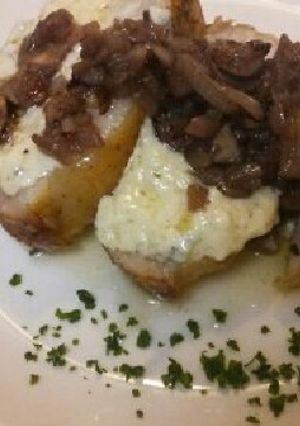 豚肉のロースト ブルーチーズソース-レシピのメイン写真