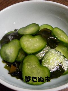 きゅうりとわかめの酢の物-レシピのメイン写真