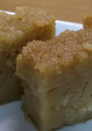 ミャンマーのココナッツミルクケーキ-レシピのメイン写真