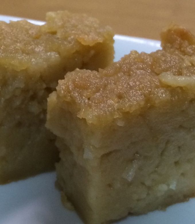ミャンマーのココナッツミルクケーキ-レシピのメイン写真