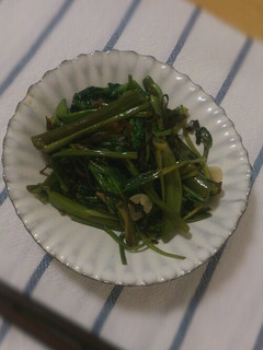 空芯菜の塩昆布炒め-レシピのメイン写真