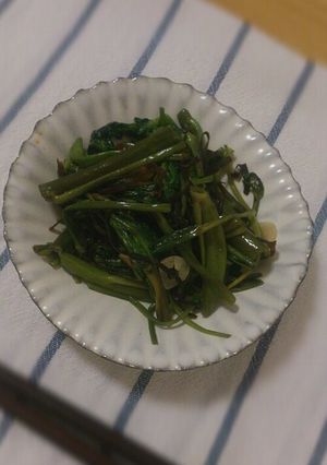 空芯菜の塩昆布炒め-レシピのメイン写真