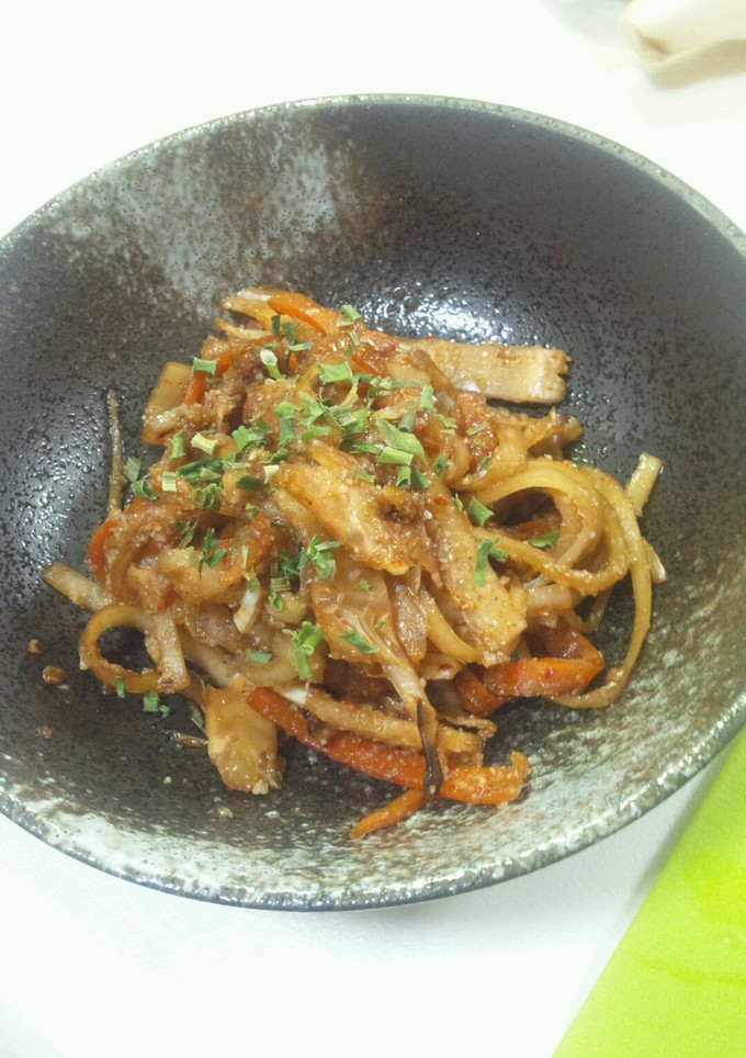 るる114 簡単！根菜の皮のきんぴら-レシピのメイン写真