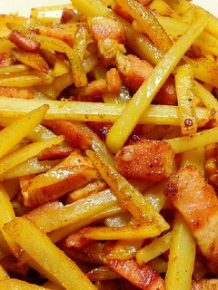 ♡じゃがいもとベーコンのカレー炒め♡-レシピのメイン写真