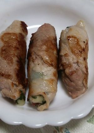 夏バテ撃退、梅大葉の豚肉巻き♪-レシピのメイン写真