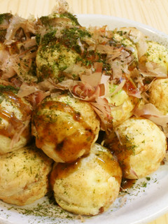 夏休み!玉葱が隠し味パプリカ枝豆たこ焼き-レシピのメイン写真