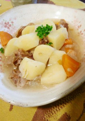 圧力鍋で簡単塩肉じゃが-レシピのメイン写真