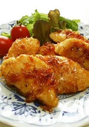 ささみのおかかバター醤油-レシピのメイン写真