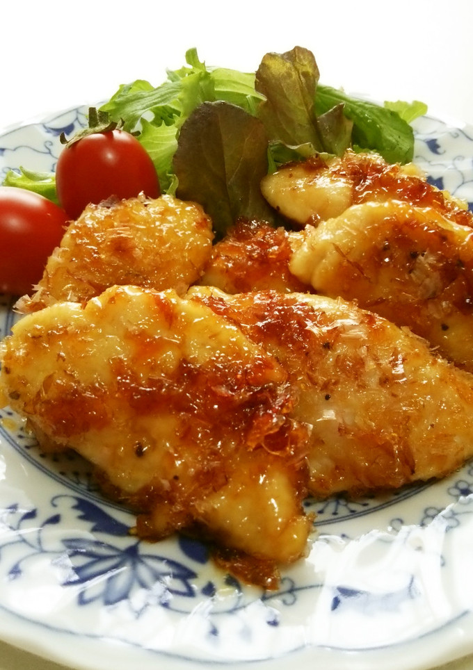 ささみのおかかバター醤油-レシピのメイン写真
